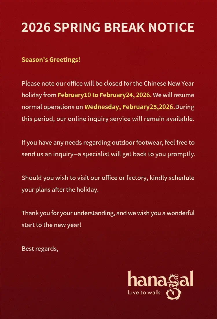 Hanagal – 23-ročný odborník na vonkajšiu obuv – oznamuje plán sviatkov na čínsky Nový rok