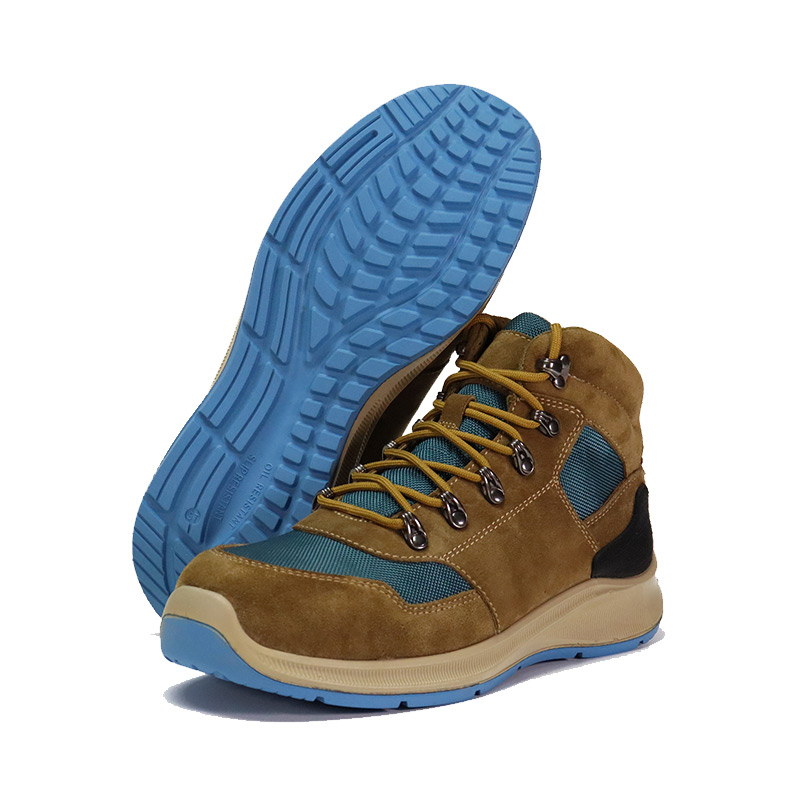 Pracovná obuv z gumenej podošvy semišového nylonu